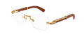Lunettes de vue Cartier Corne et Bois Exception  CT0377O