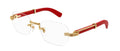 Lunettes de vue Cartier Corne et Bois Exception  CT0377O