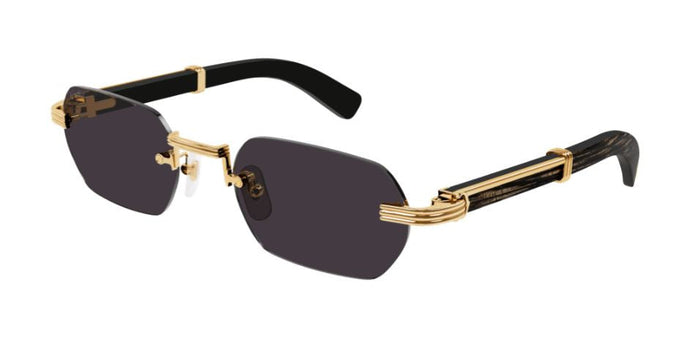 Lunettes de Soleil Cartier Corne et Bois Première CT0362S