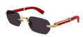Lunettes de Soleil Cartier Corne et Bois Première CT0362S