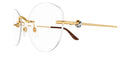 Lunettes de vue Cartier Trinity Ruban CT0376O
