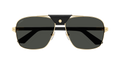 Lunettes de Soleil Cartier Corne et Bois Santos CT0389S