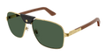 Lunettes de Soleil Cartier Corne et Bois Santos CT0389S