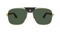 Lunettes de Soleil Cartier Corne et Bois Santos CT0389S
