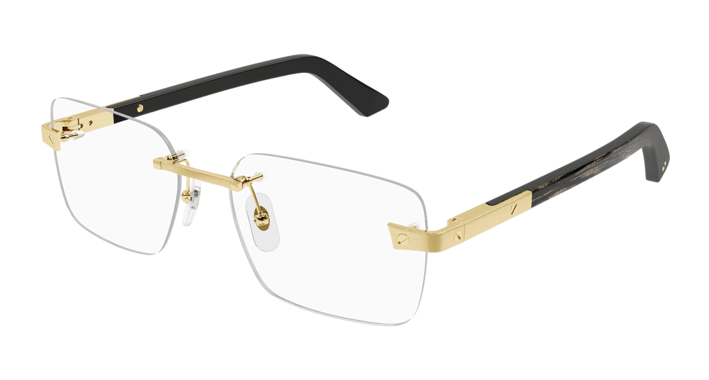 Lunettes de vue Cartier Corne et Bois Santos CT0411O