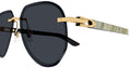Lunettes de Soleil Cartier Corne et Bois Exception CT0440S