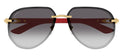 Lunettes de Soleil Cartier Corne et Bois Exception CT0440S