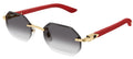 Lunettes de Soleil Cartier Corne et Bois Décor C CT0439S