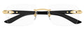Lunettes de vue Cartier Corne et Bois Décor C CT0453O