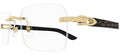 Lunettes de vue Cartier Corne et Bois Décor C CT0453O