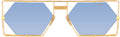 Lunettes de Soleil Cazal édition limitée 004 en Or 24 carats