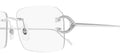 Lunettes de vue Cartier Precious Diamants CT0489O