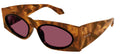 Lunettes de Soleil Azzedine Alaïa Lettering Logo AA0085S