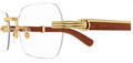 Lunettes de vue Cartier Corne et Bois Exception  CT0377O