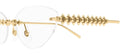Lunettes de vue Cartier Clash CT0565O