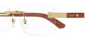 Lunettes de vue Cartier Santos CT0513O