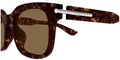 Lunettes de Soleil Alexander McQueen Cross Bar AM0496SA