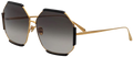 Lunettes de Soleil Linda Farrow Margot Hexagon