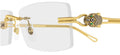 Lunettes de vue Cartier Precious Panthère CT0647O