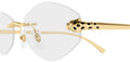 Lunettes de vue Cartier Exception Panthère CT0637O