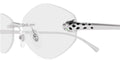 Lunettes de vue Cartier Exception Panthère CT0637O