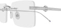 Lunettes de vue Cartier Exception CT0619O