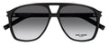 Lunettes de Soleil Saint Laurent Corner Angle SL 596 DUNE