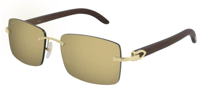Lunettes de soleil Cartier Bois Décor C CT0012RS
