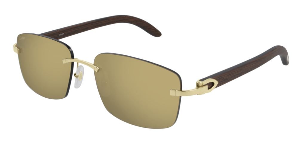 Lunettes de soleil Cartier Bois Décor C CT0013RS