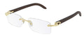 Lunettes de vue Cartier Bois Décor C CT0052O
