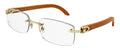 Lunettes de vue Cartier Bois Décor C CT0052O